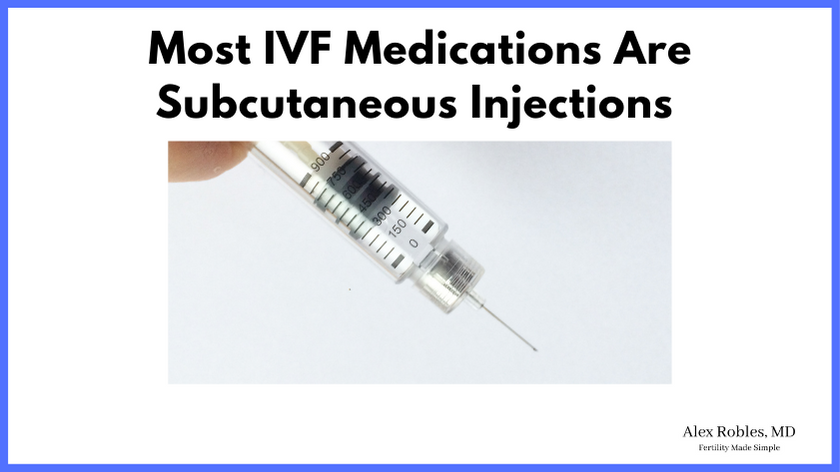 picture of a needle and syringe: "most ive medications are subcutaneous-injections"